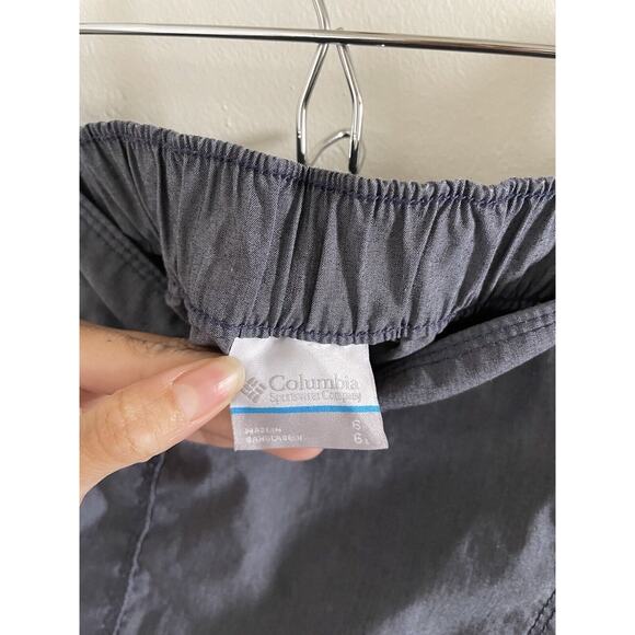 Columbia Skort Women's 6L Longer Days Blue Outdoor Bottoms Pockets Elastic Waist - Picture 7 of 8